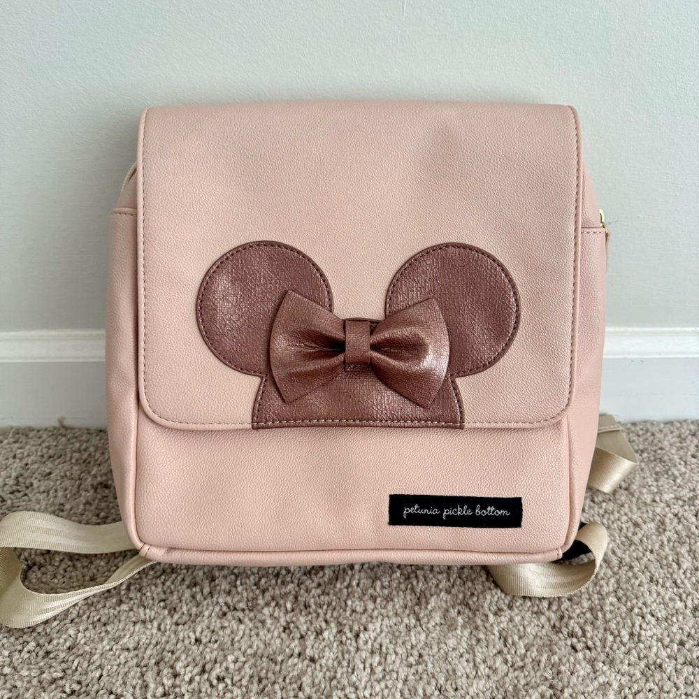 Petunia Pickle Bottom Mini Me Boxy Minnie Mouse Backpack